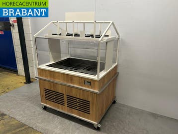 Verrijdbare Koelvitrine Koelbuffet buffet Gekoeld 230V, Ophalen of Verzenden