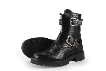 Poelman Biker boots in maat 38 Zwart, Verzenden, Overige typen