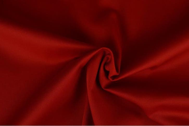 10 meter keperkatoen - Rood - 150cm breed, Hobby en Vrije tijd, Stoffen en Lappen, 120 cm of meer, 200 cm of meer, Rood, Nieuw