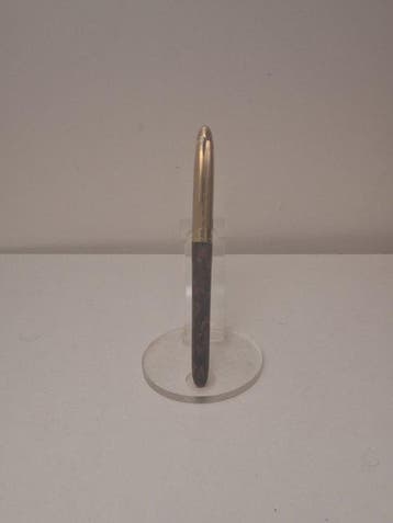 Sheaffer - Crest en opaline brune, plaqué or et plume en or, Nieuw