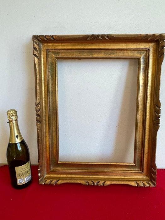 Cadre - store vénitien en bois et doré, Antiek en Kunst, Antiek | Overige Antiek