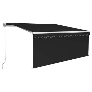 vidaXL Handmatig Zonnescherm 3 x 2,5 m Antraciet 100%, Verzenden, Nieuw