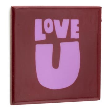 Homebound Tegeltje love u, Huis en Inrichting, Woonaccessoires | Tekstborden en Spreuken, Ophalen of Verzenden, Nieuw