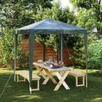 vidaXL Partytent professioneel 2x2 m groen, Tuin en Terras, Partytenten, Verzenden, Nieuw