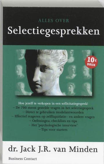 Alles over selectiegesprekken - van Minden, Boeken, Verzenden, Nieuw