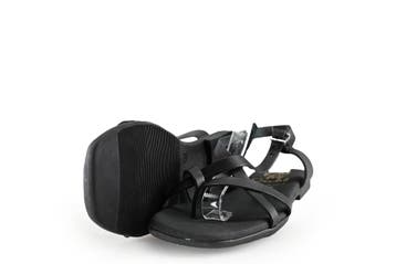 Oh My Sandals Sandalen in maat 37 Zwart, Verzenden, Zwart, Sandalen of Muiltjes, Zo goed als nieuw
