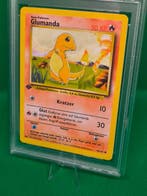 Pokémon - 1 Graded card - Pokémon - Glumanda 46 First, Hobby en Vrije tijd, Verzamelkaartspellen | Pokémon, Nieuw