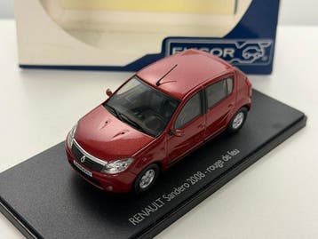 Eligor 1:43 - Voiture miniature - Renault Sandero 2008 Rouge