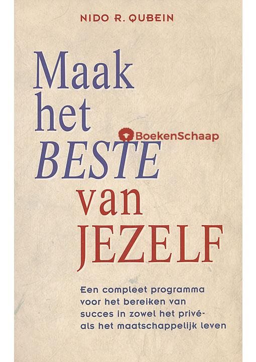 Maak het beste van jezelf, Livres, Psychologie, Envoi
