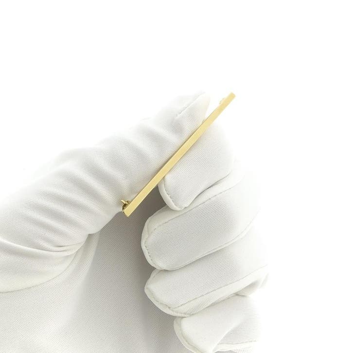 Gouden smalle broche, Handtassen en Accessoires, Broches, Overige kleuren, Gebruikt, Goud, Ophalen of Verzenden