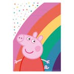 Peppa Pig Uitdeelzakjes Party 23,4cm 8st, Verzenden