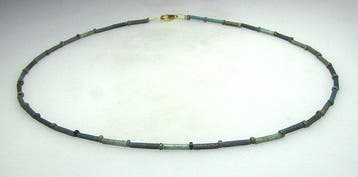 Oud-Egyptisch Faience Dromerische Egyptische faience-ketting