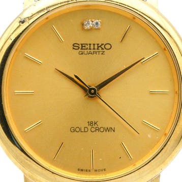 Seiko - Quartz “18K Gold Crown” - Zonder minimumprijs -