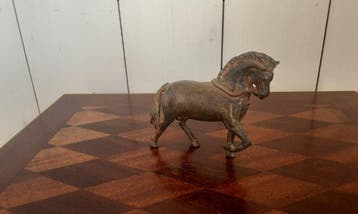 P. Chenet - Statue, Paard - 10 cm - Bronze, Antiquités & Art