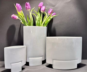 Rosenthal - Michael Boehm - Vase (3) - Début - Porcelaine