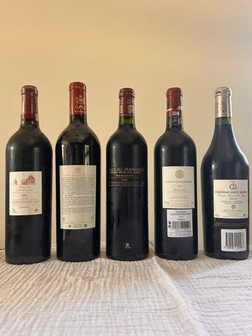 2007 Mouton Rothschild, 2011 Lafite Rothschild, 2008, Nieuw