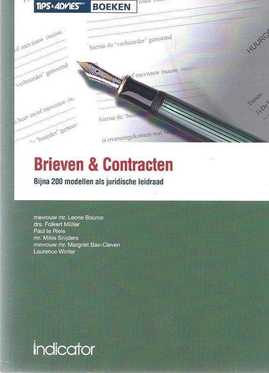 Brieven & Contracten 9789077305522 M. Bax, Boeken, Overige Boeken, Gelezen, Verzenden