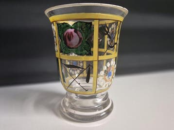 Bécher - Verre - Coupe de football Biedermeier