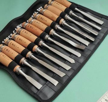 Ichibu Harada Carving Knife - Snijwerk Hout - Japan (Zonder