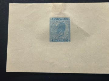 Belgique 1865/1895 - Leopold I en Profil - 20c Bleu Pâle - «, Gestempeld
