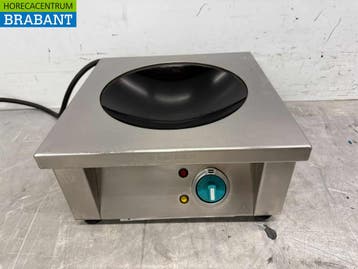 Acier inoxydable Bohner Induction Wok Plaque wok avec poêle, Verzenden
