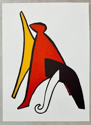 Alexander Calder (1898-1976) - 2x Litographies (from DLM n.