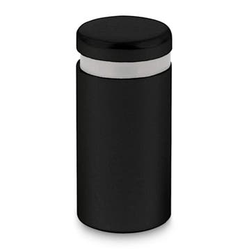 Afstandhouder | RVS | Zwart (Mat) | Per Stuk | Ø15x20mm, Verzenden, Nieuw in verpakking