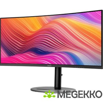 MSI Modern MD342CQP 34  Wide Quad HD Curved VA USB-C monitor, Verzenden, Nieuw