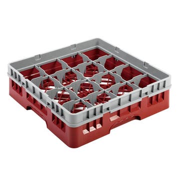 Vaatwaskorf | Glazen | 16x 110x110mm | Stapelbaar |, Verzenden, Nieuw in verpakking