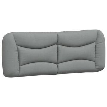 Coussin Tete de Lit Hvar 120cm Gris - Seconde chance -40%, Verzenden, 120 cm