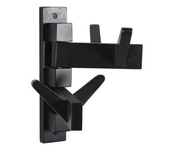 2dekans | Bizzotto Daiki Kapstok - Zwart - 32,9 x 15,5 x 28, Huis en Inrichting, Woonaccessoires | Kapstokken, Ophalen of Verzenden