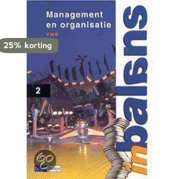 MANAGEMENT EN ORG IN BALANS 2 VWO DR4 9789042512597, Verzenden, Gelezen, Sarina van Vlimmeren