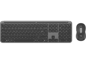 Logitech - Draadloos toetsenbord + muis - Azerty - Zwart, Computers en Software, Toetsenborden, Verzenden, Logitech, Draadloos