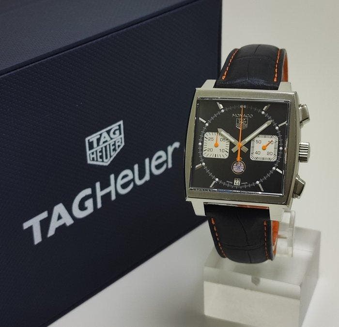 TAG Heuer - Monaco Calibre 12 ACM “Limited Edition” -, Handtassen en Accessoires, Horloges | Antiek
