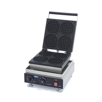 Gaufrier - 4 gaufres - mini ronds, Verzenden, Neuf