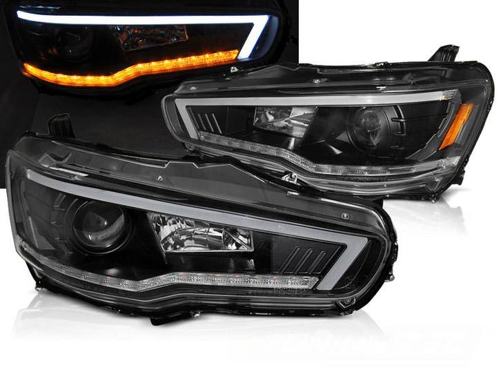 Koplampen | geschikt voor Mitsubishi | Lancer 07-11 4d sed., Auto-onderdelen, Verlichting, Nieuw, Mitsubishi, Verzenden