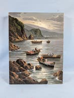 Mario Galanti (XX) - Lalba dei pescatori