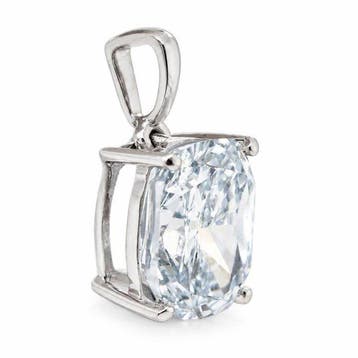 Zonder minimumprijs - Hanger - 14 karaat Witgoud - 2.03ct.