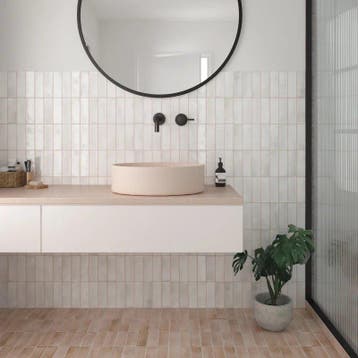 Wandtegel Equipe Ceramica Coco White Wit Glans 5x15, Ophalen of Verzenden, Wandtegels