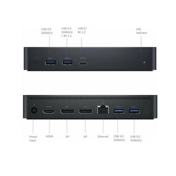 Dell D6000s Dockingstation USB-C/A +130w Adapter, Verzenden, Nieuw