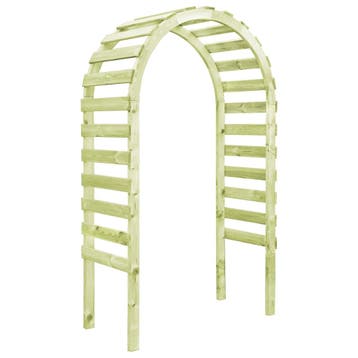 vidaXL Pergola 130x60x230 cm geïmpregneerd grenenhout, Tuin en Terras, Palen, Balken en Planken, Verzenden, Nieuw
