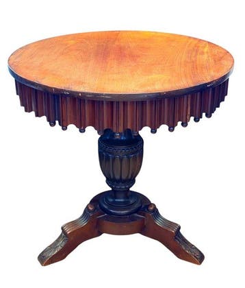 Table dappoint - Acajou - Lampe de chevet - H : 65 cm