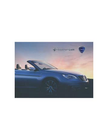 2012 LANCIA FLAVIA CABRIOLET HARDCOVER BROCHURE ENGELS