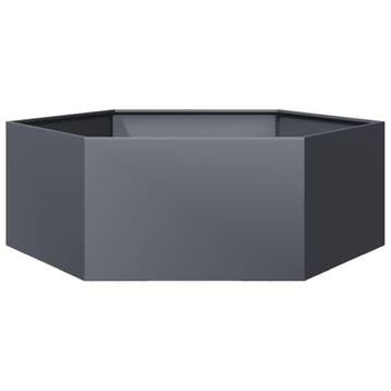 Plantenbak zeshoek staal | Retour deal | 41% korting!, Tuin en Terras, 100 cm of meer, Verzenden, Zo goed als nieuw, Metaal