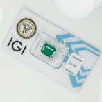 Zonder minimumprijs - 1 pcs Groen Smaragd - 5.21 ct -, Nieuw