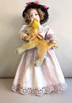 Theodor Recknagel - Pop Mueca Theodor Recknagel y cabra, Antiek en Kunst