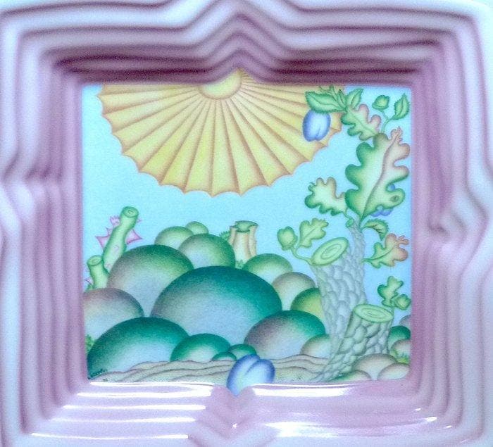 Rosenthal - Arnold Leissler - Plat - Porcelaine - Plat de, Antiquités & Art, Art | Objets design