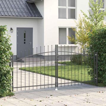 vidaXL Dubbele Heining WOERDEN 299,5 x 149,5 cm Staal, Verzenden, Nieuw
