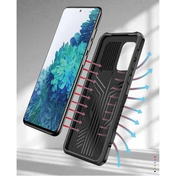 Xiaomi Poco X3 Pro - Armor Hoesje met Kickstand en Pop Grip, Verzenden