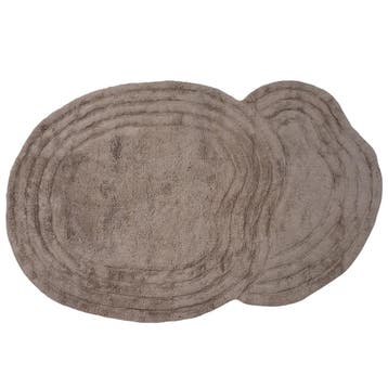 Wasbaar Vloerkleed Zayn  taupe, Nieuw